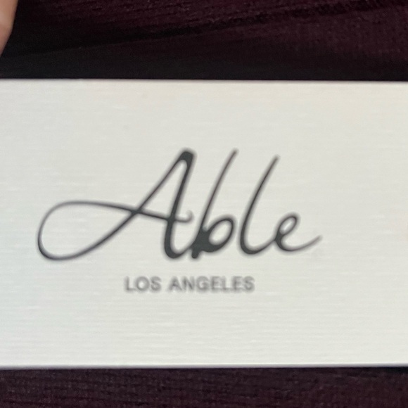 💖Black Raspberry Ribbed Knit Sweater💖 - Picture 5 of 15